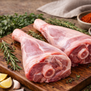 Fresh lamb shanks halal ideal for nihari and slow braised dishes