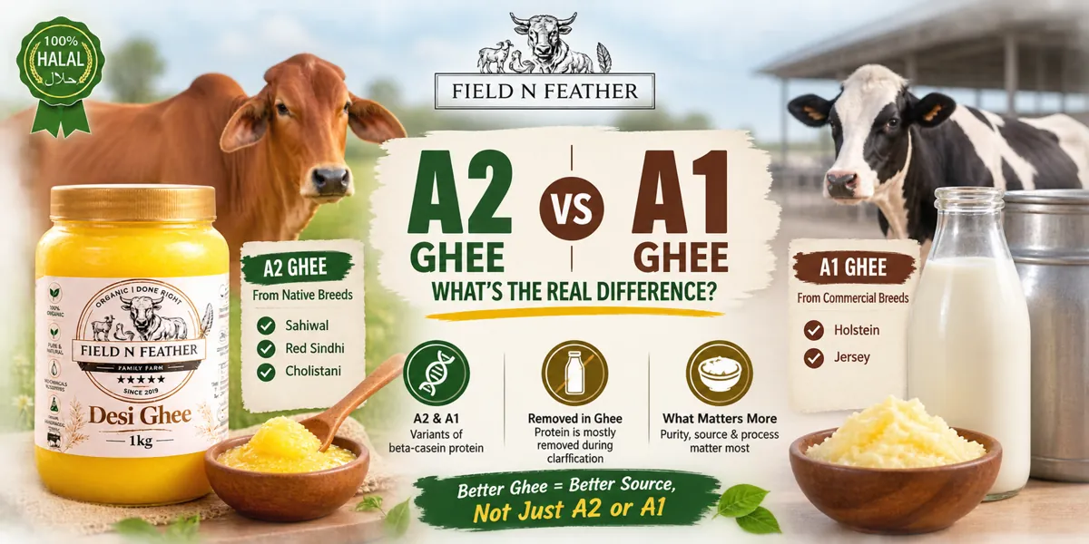 Difference between A2 Ghee vs A1 Ghee